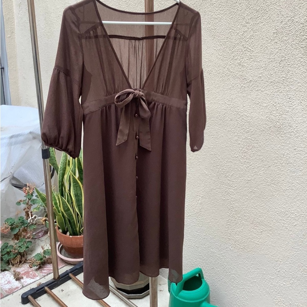 Rive Droite chiffon dress XS